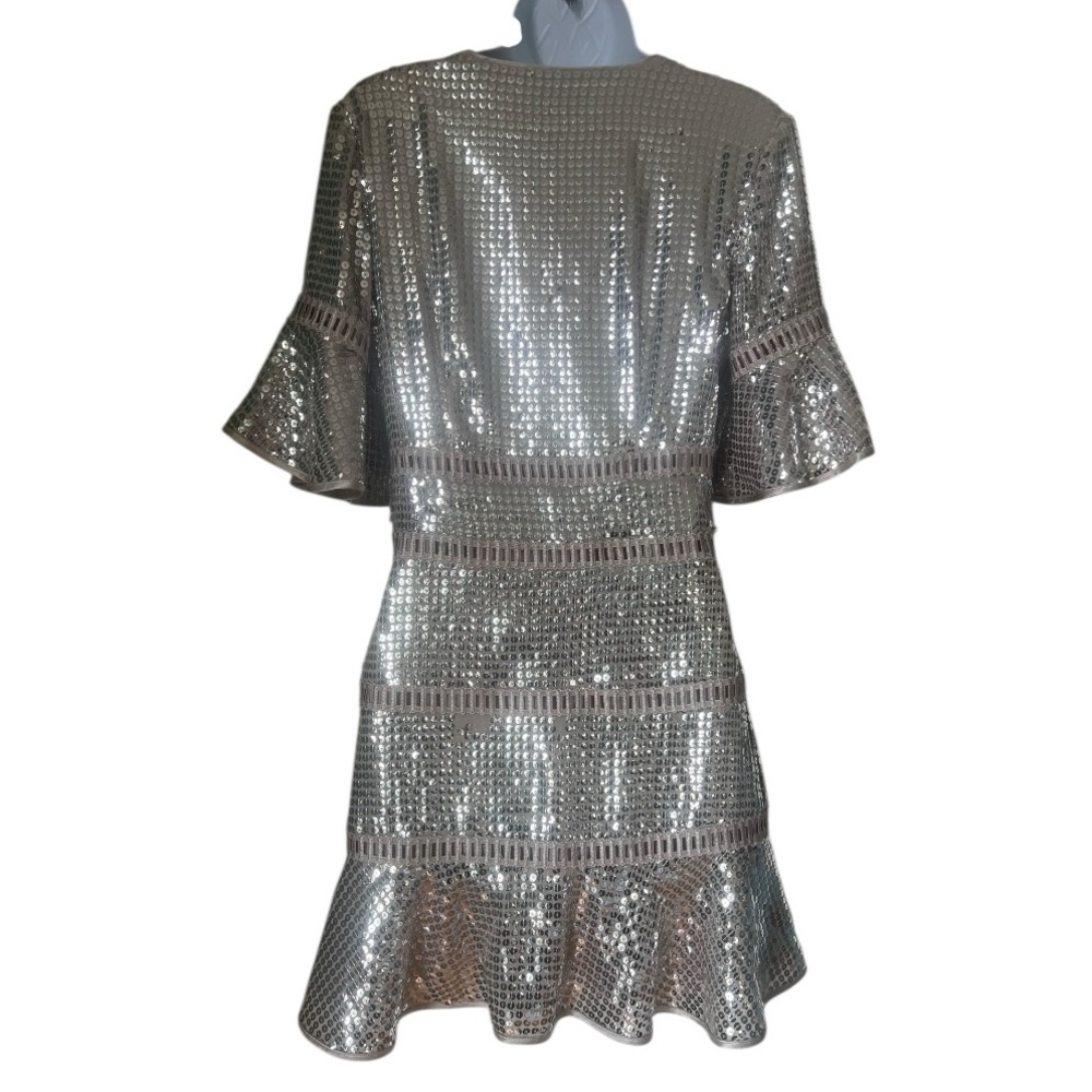 Revolve Saylor Sidney Silver Sequin Mini Elegant … - image 4